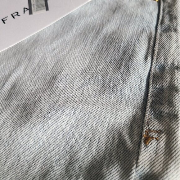 FRAME Le Original Ripped High Waist Crop Jeans, Size 32, NWT - Picture 13 of 16